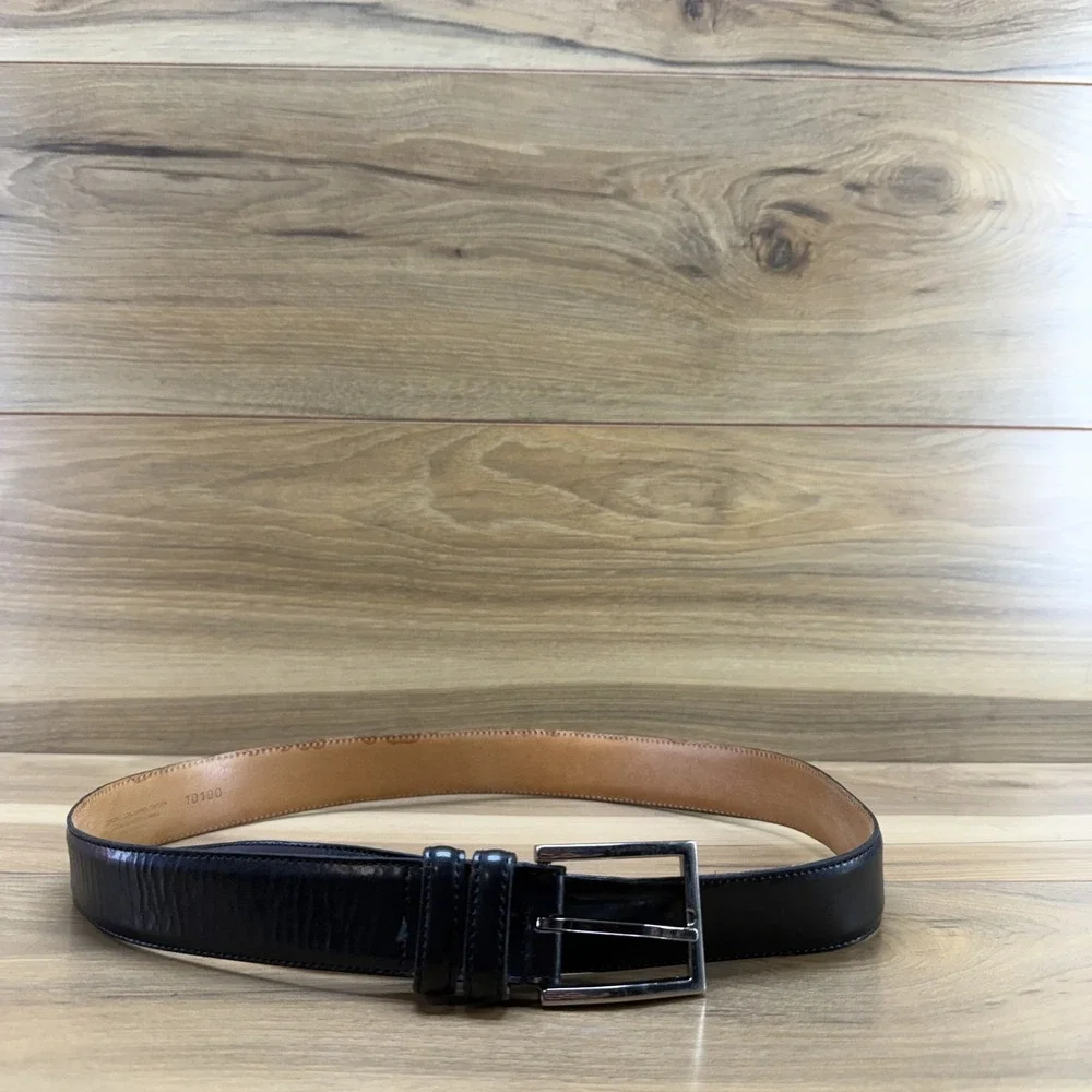 Martin Dingman Mens Belt Size 34/85 Black Genuine Coachman Leather